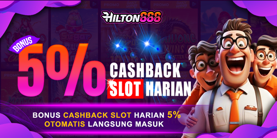 BONUS CASHBACK SLOT HARIAN 5%